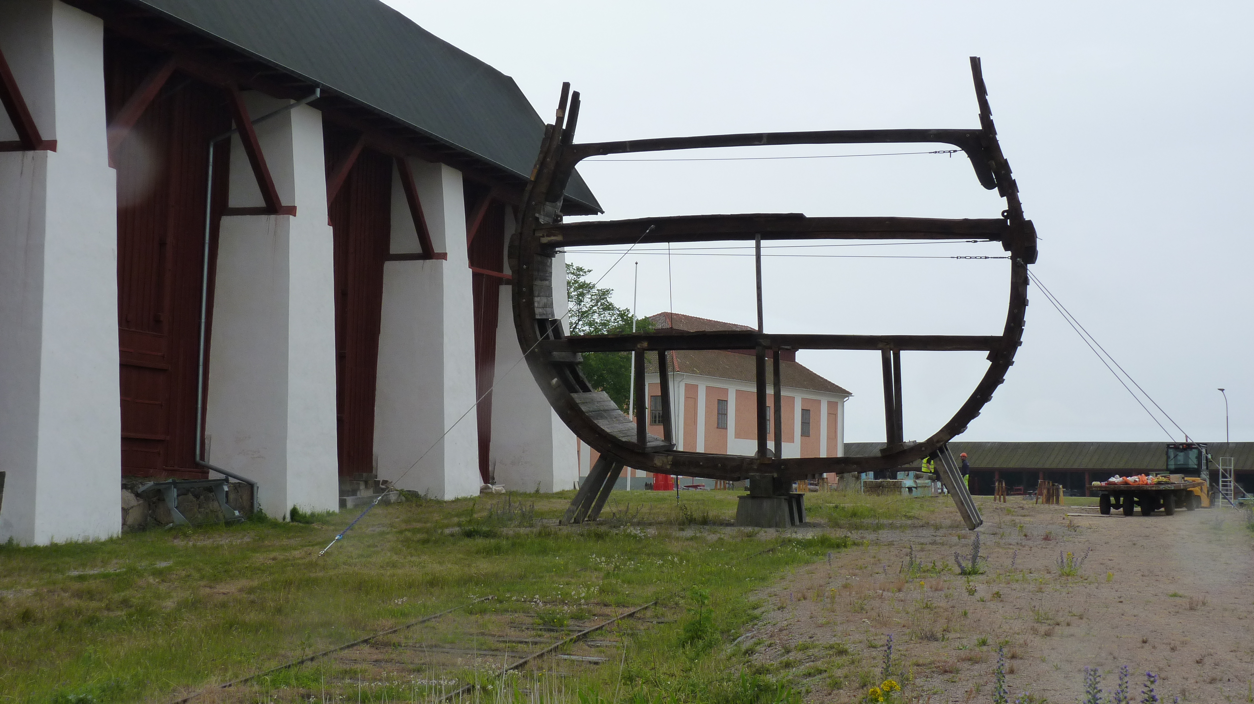 Bild av spantet på Lindholmen