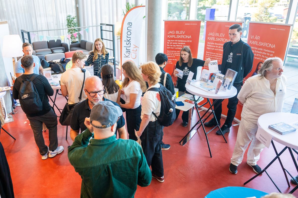 Gemensam monter med Destination Karlskrona, KFH och City förening