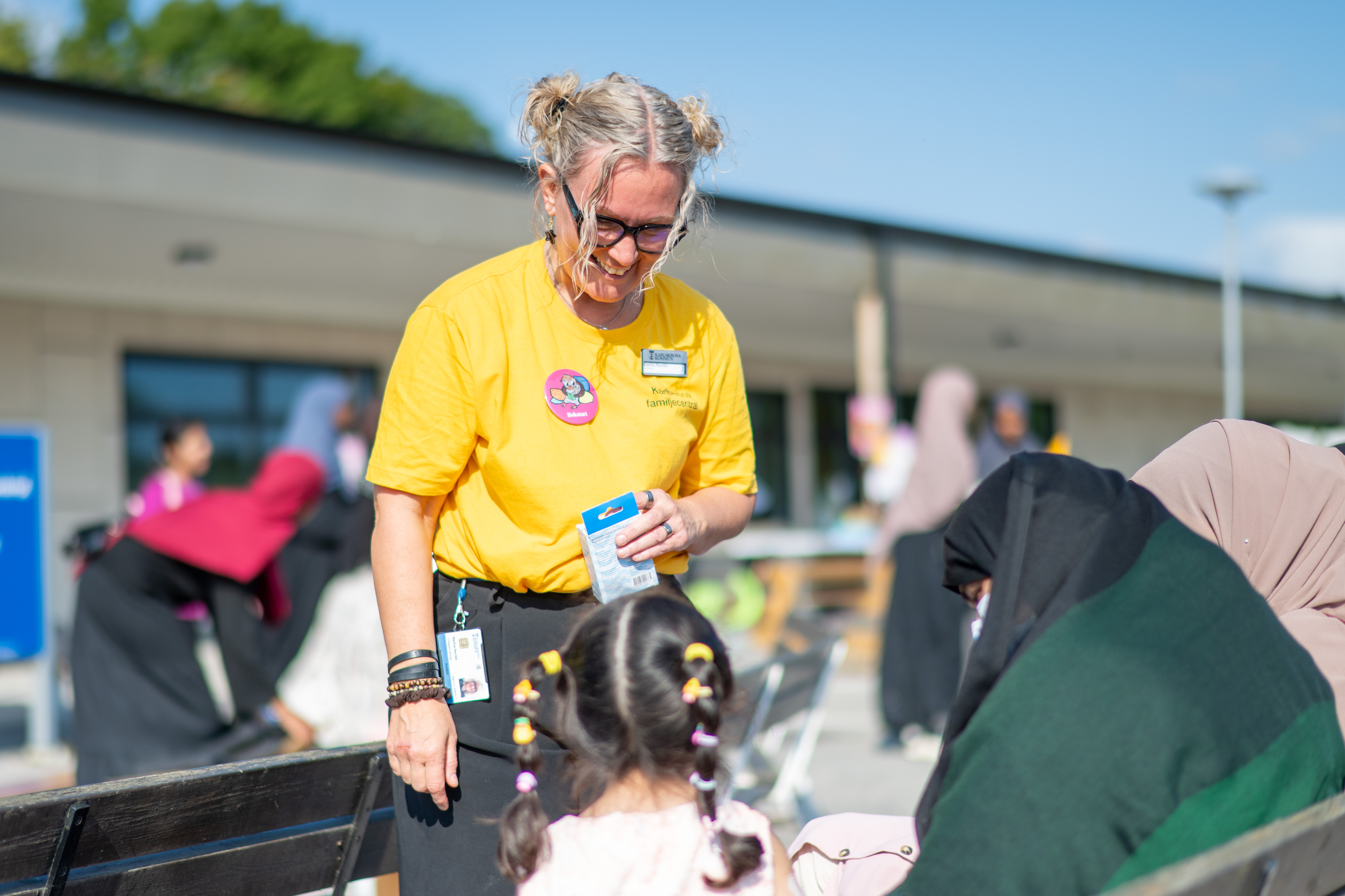 Martina Ravnbö, förskolelärare på Öppna förskolan.