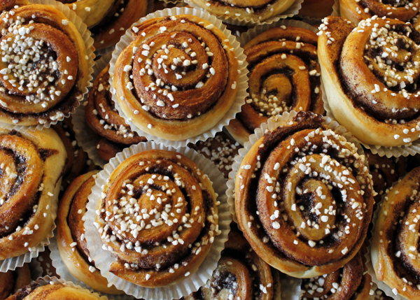 Nybakta kanelbullar